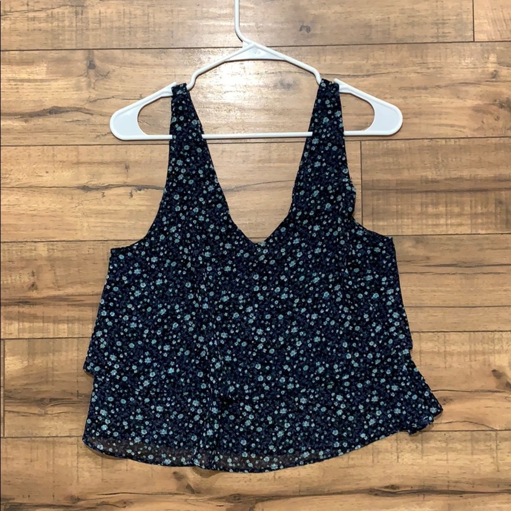 Flowy floral tank